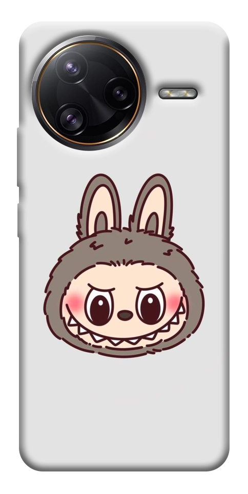 Чехол Labubu grey для Xiaomi Poco F7 Ultra