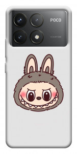 Чохол Labubu grey для Xiaomi Poco F6 Pro