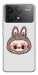 Чохол Labubu grey для Xiaomi Poco F6 Pro