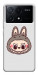 Чохол Labubu grey для Xiaomi Poco X6 Pro