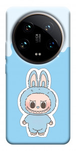 Чехол Labubu blue для Xiaomi 14 Ultra