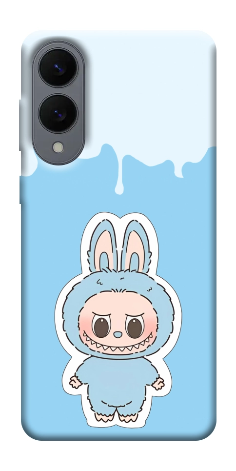 Чохол Labubu blue для Galaxy S25 Edge