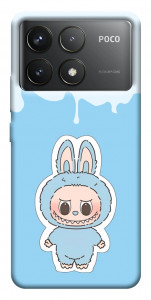 Чохол Labubu blue для Xiaomi Poco F6 Pro
