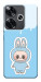 Чехол Labubu blue для Xiaomi Poco F6
