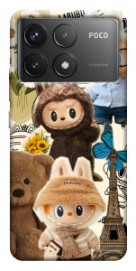 Чохол Labubu mood для Xiaomi Poco F6 Pro