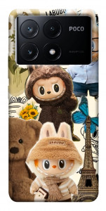 Чохол Labubu mood для Xiaomi Poco X6 Pro