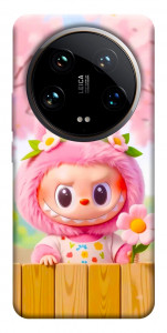 Чехол Labubu flower для Xiaomi 14 Ultra
