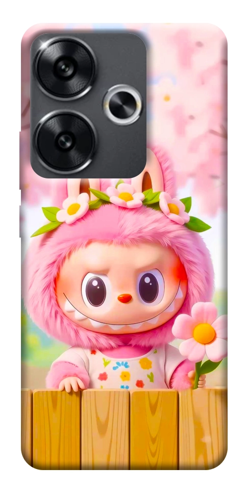 Чохол Labubu flower для Xiaomi Poco F6