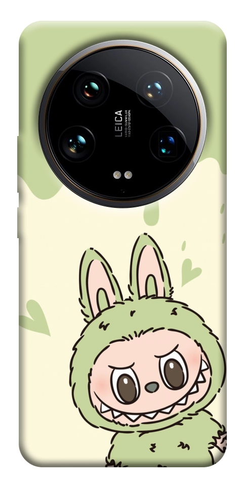 Чохол Labubu green для Xiaomi 14 Ultra