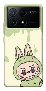 Чохол Labubu green для Xiaomi Poco X6 Pro