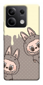 Чехол Labubu twins для Xiaomi Redmi Note 13 5G