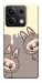 Чехол Labubu twins для Xiaomi Redmi Note 13 5G