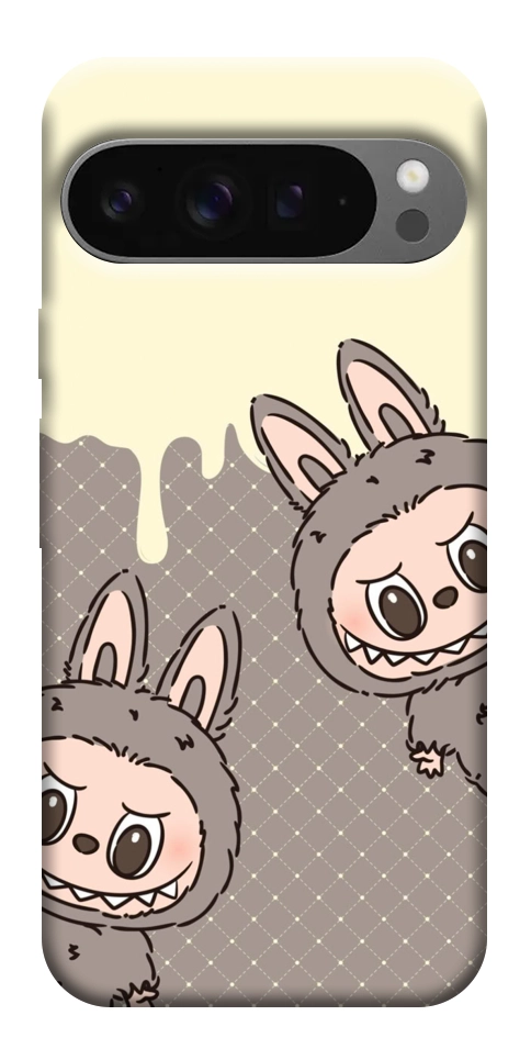 Чехол Labubu twins для Google Pixel 10 Pro XL