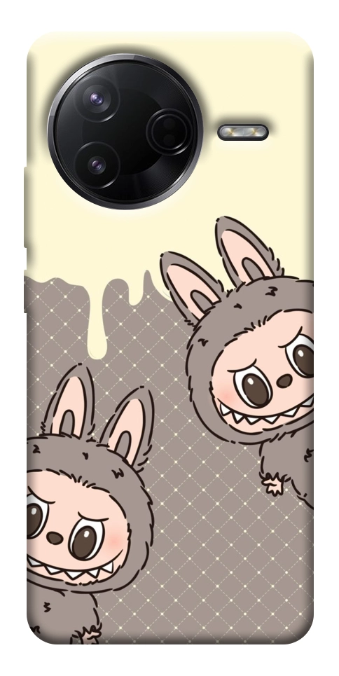 Чехол Labubu twins для Xiaomi Poco F7 Pro