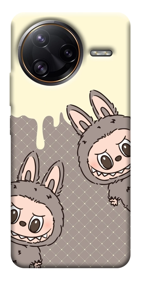 Чехол Labubu twins для Xiaomi Poco F7 Ultra