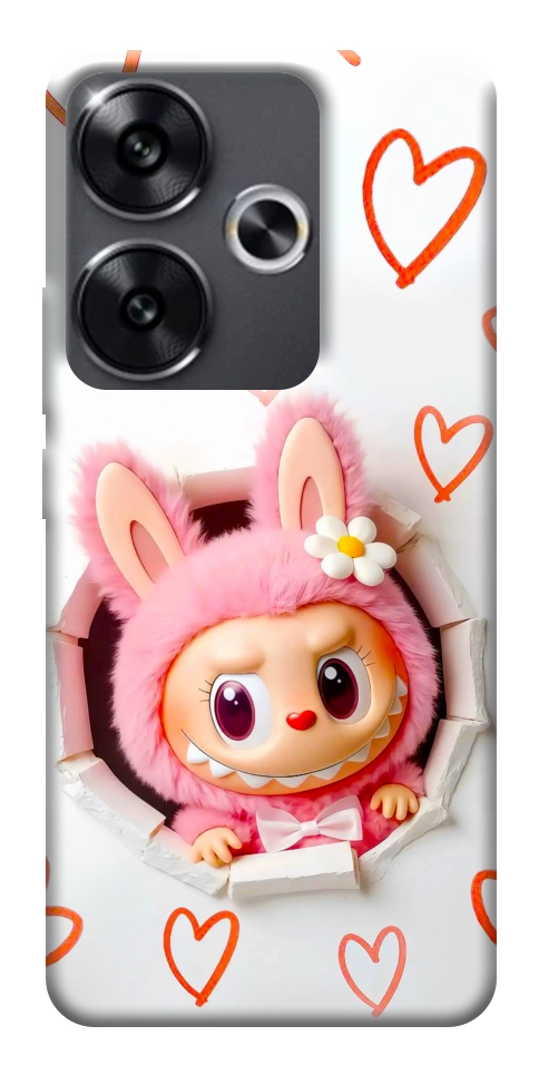 Чохол Labubu paper для Xiaomi Poco F6