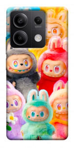 Чехол Rainbow labubu для Xiaomi Redmi Note 13 5G