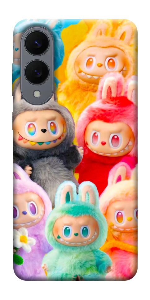 Чехол Rainbow labubu для Galaxy S25 Edge