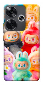 Чохол Rainbow labubu для Xiaomi Poco F6