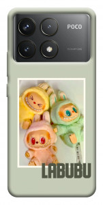 Чохол Trio labubu для Xiaomi Poco F6 Pro