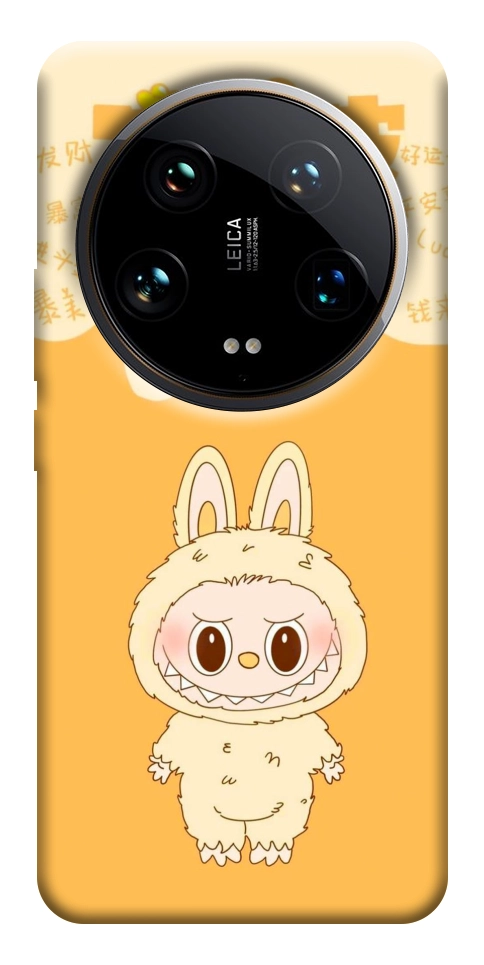 Чехол Yellow labubu для Xiaomi 14 Ultra