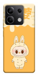Чехол Yellow labubu для Xiaomi Redmi Note 13 5G