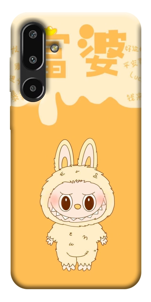 Чехол Yellow labubu для Galaxy F16 5G
