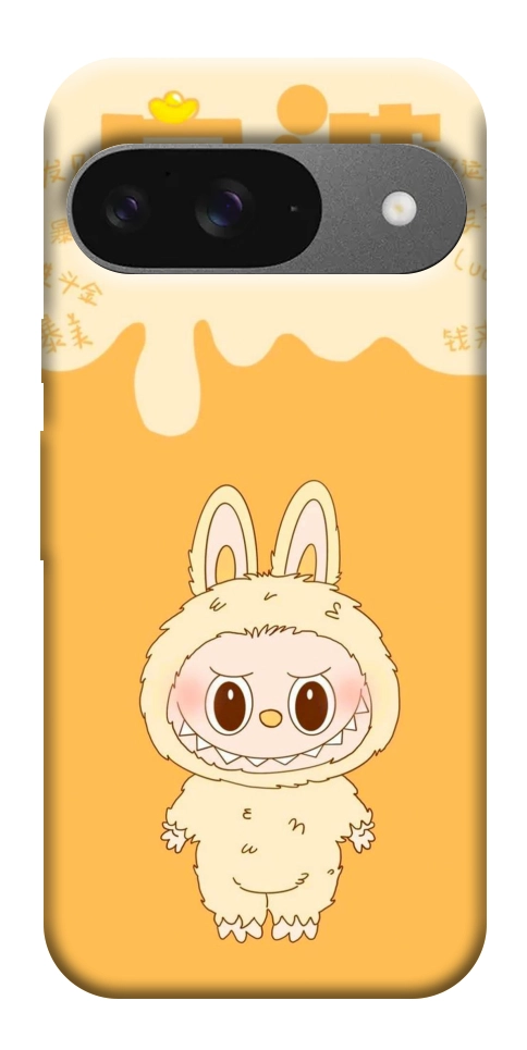 Чехол Yellow labubu для Google Pixel 10