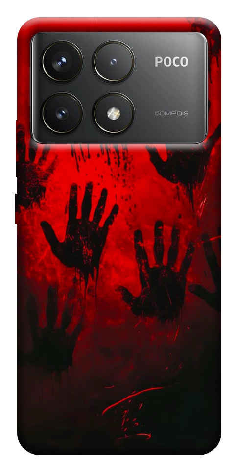 Чохол Bloody hands для Xiaomi Poco F6 Pro