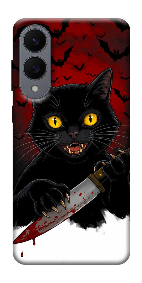 Чехол Horror lucky cat для Galaxy S25 Edge