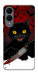 Чехол Horror lucky cat для Galaxy S25 Edge