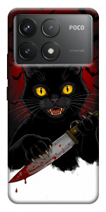 Чохол Horror lucky cat для Xiaomi Poco F6 Pro