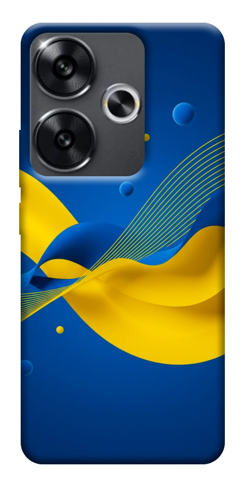 Чехол Жовто-синя гармонія для Xiaomi Poco F6