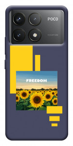 Чохол Квітуча свобода для Xiaomi Poco F6 Pro