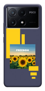 Чехол Квітуча свобода для Xiaomi Poco X6 Pro