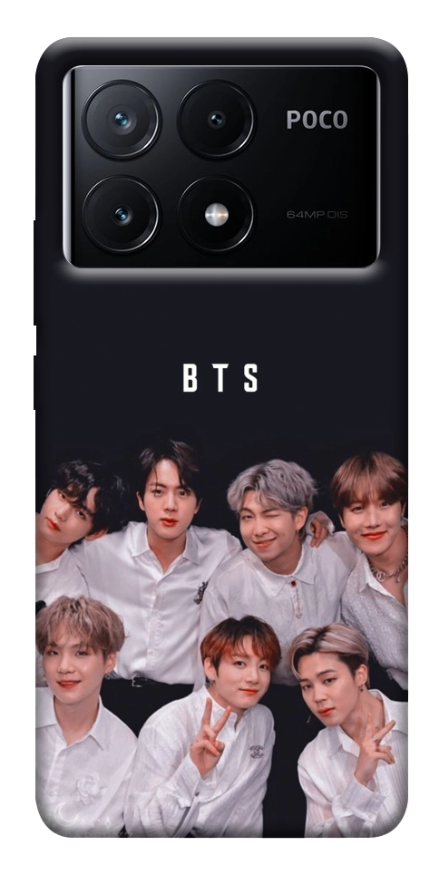 Чехол BTS all together для Xiaomi Poco X6 Pro