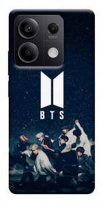 Чехол BTS logo для Xiaomi Redmi Note 13 5G