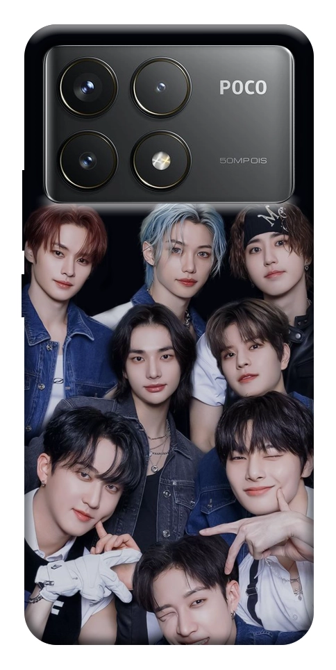 Чехол Stray Kids Together для Xiaomi Poco F6 Pro