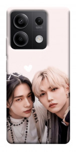 Чехол Hyunjin and Felix для Xiaomi Redmi Note 13 5G