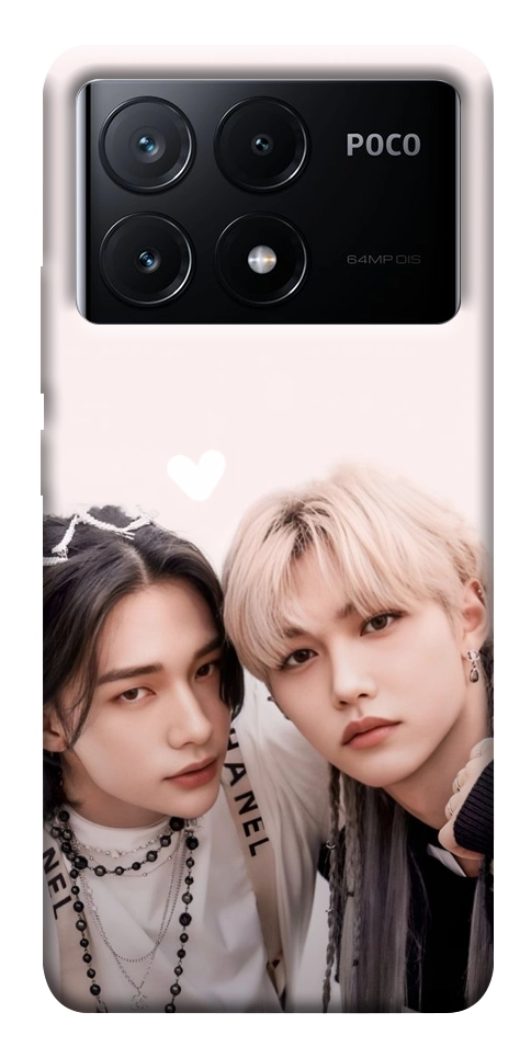 Чохол Hyunjin and Felix для Xiaomi Poco X6 Pro