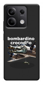 Чехол Bombardino Crocodilo volante для Xiaomi Redmi Note 13 5G