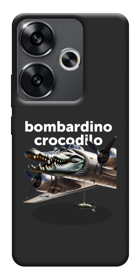 Чохол Bombardino Crocodilo volante для Xiaomi Poco F6