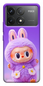 Чохол Labubu purple для Xiaomi Poco F6 Pro