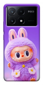 Чехол Labubu purple для Xiaomi Poco X6 Pro