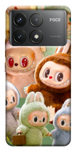 Чохол Labubu smile для Xiaomi Poco F6 Pro