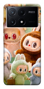 Чехол Labubu smile для Xiaomi Poco X6 Pro