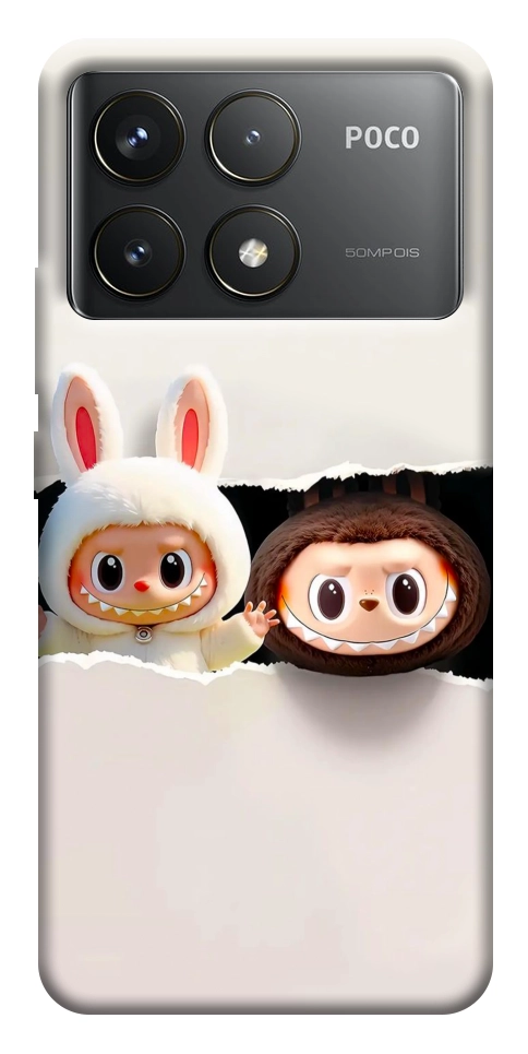 Чохол Hello Labubu для Xiaomi Poco F6 Pro