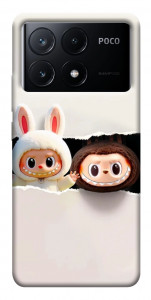 Чехол Hello Labubu для Xiaomi Poco X6 Pro