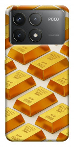 Чохол Gold bars для Xiaomi Poco F6 Pro
