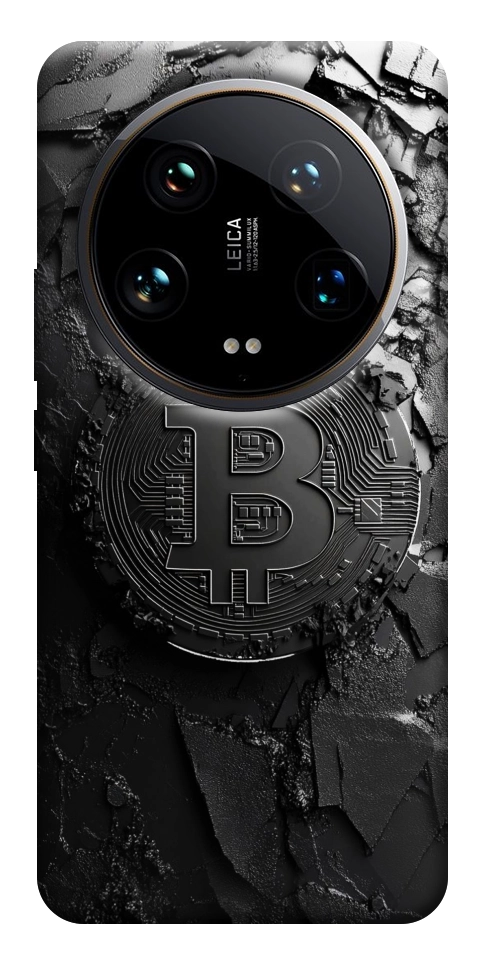 Чехол Dark bitcoin для Xiaomi 14 Ultra